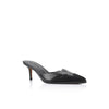 Melanie Mule Pony & Black Leather