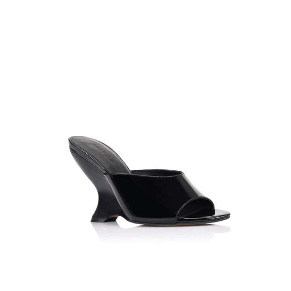 Martha Wedge Black Patent Leather