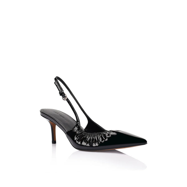 Charlotte Pump Black Patent