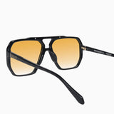Rodeo- Gloss Black w. Gold Metal / Orange Gradient Lens