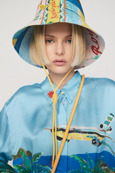 ALL ABOARD MID BRIM BUCKET HAT