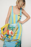 ALL ABOARD SLEEVELESS MIDI DRESS