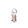 Naomi Pump Silver Metallic Leather