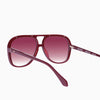 Bang- Burgundy w. Gold Metal / Rose Gradient Lens