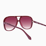 Bang- Burgundy w. Gold Metal / Rose Gradient Lens