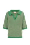 THE SERIN KNIT TOP MATCHA