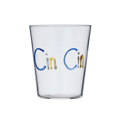 CIN CIN GLASS TUMBLER 9X10CM