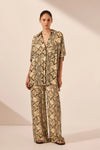 Hadiya Side Split Short Sleeve Shirt
