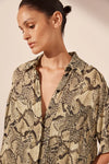 Hadiya Side Split Short Sleeve Shirt