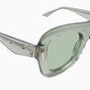Bowery- Transparent Sage w. Gold Metal / Light Green Lens