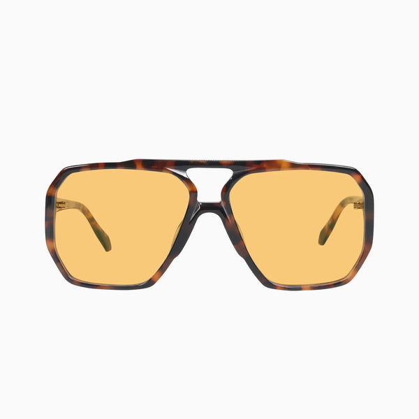 Rodeo - Dark Tortoise w. Gold Metal / Light Orange Lens