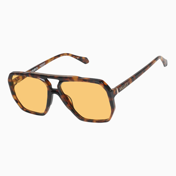 Rodeo - Dark Tortoise w. Gold Metal / Light Orange Lens