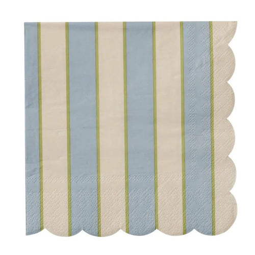 CARNIVAL 20PK 3 PLY 33CM NAPKIN BLUE/IV