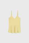 BIAS CUT CAMI-VANILLA FLOWER