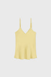 BIAS CUT CAMI-VANILLA FLOWER