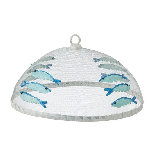 SARDINES MESH FOOD COVER 35 CM BLUE