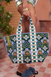 CECE JACQUARD MAXI TOTE