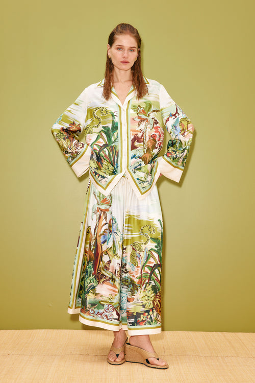 JUNGLE BOOGIE SILK CULOTTE