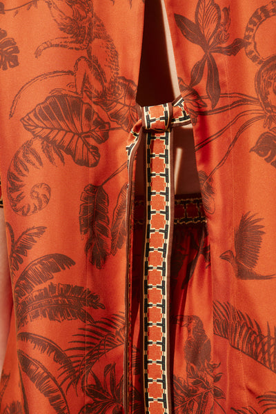 MONKEY DANCE SILK SHIRT