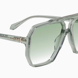 Rodeo- Transparent Sage w. Gold Metal / Light Green Gradient Lens