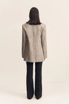 Elliot Double Breasted Blazer - Concrete