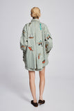 BISOU EMBROIDERED LONG SLEEVE SHIRT