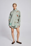 BISOU EMBROIDERED LONG SLEEVE SHIRT