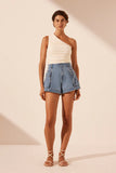 Stella Patch Pocket Shorts - Mid Blue