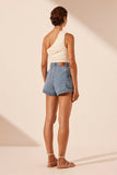 Stella Patch Pocket Shorts - Mid Blue