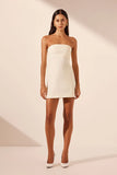 Lani Strapless Mini Dress - Rice