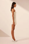 Lani Strapless Mini Dress - Rice