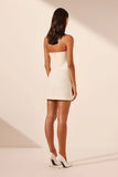 Lani Strapless Mini Dress - Rice
