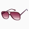 Bang- Burgundy w. Gold Metal / Rose Gradient Lens