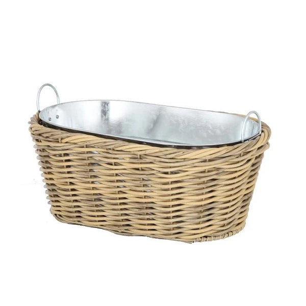 Bubbles PE Rattan Cooler 42x28x18 cm
