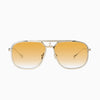 Capita- Brushed Gold Titanium / Orange Gradient Lens