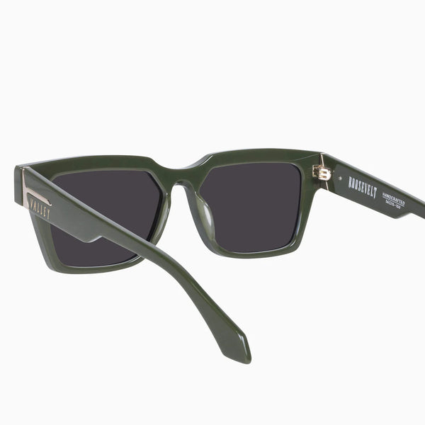 Roosevelt- Army Green w. Gold Metal / Black Lens