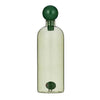OLIVE GLASS OIL BOTTLE 6.5X21.5CM GREEN
