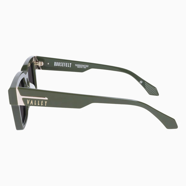 Roosevelt- Army Green w. Gold Metal / Black Lens