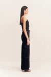 Mercer Wide Leg Cargo Jean - Black