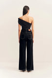 Mercer Wide Leg Cargo Jean - Black