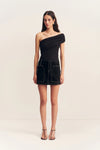 Mercer Patch Pocket Mini Skirt - Black