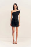 Mercer Patch Pocket Mini Skirt - Black