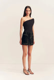 Mercer Patch Pocket Mini Skirt - Black