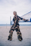 ARISTOLOCHIA ORGANZA WIDE LEG PANTS