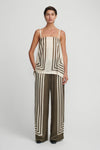 AALIYAH TOP MOSS STRIPE