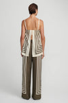 AALIYAH TOP MOSS STRIPE