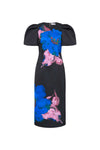 ACID BLOOM MIDI DRESS