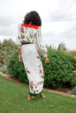 RAFFERTY SKIRT IN RUBY ANTIQUE ROSE