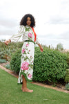 RAFFERTY SKIRT IN RUBY ANTIQUE ROSE