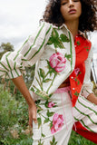 RAFFERTY BLOUSE IN RUBY ANTIQUE ROSE
